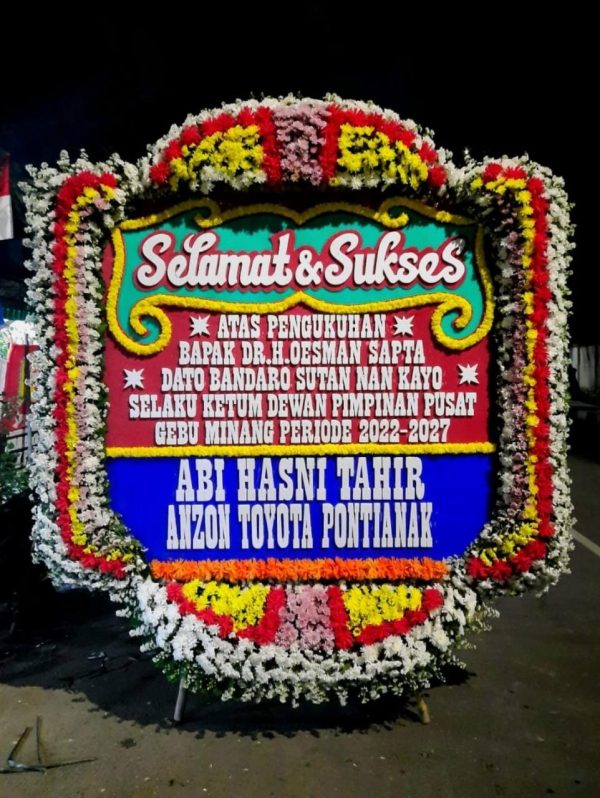 Karangan Bunga Papan Selamat & Sukses